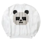 テラ ネコＲＯＯＭの■パンダ　バックプリント Heavyweight Crew Neck Sweatshirt