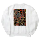 Skull sectionのドクロと花 Heavyweight Crew Neck Sweatshirt