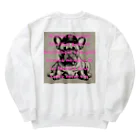 ChicCanvas BoutiqueのI LOVE French Bulldog Heavyweight Crew Neck Sweatshirt