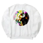 MUNE-KUNのMUNEクン アート 表裏プリント ヘビーウェイトスウェット 083 Heavyweight Crew Neck Sweatshirt