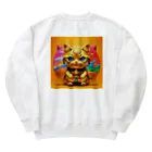 810aoの開運猫 Heavyweight Crew Neck Sweatshirt