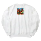 jj2424のティラノサウルス5 Heavyweight Crew Neck Sweatshirt