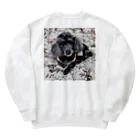 黒トイプーのハナの黒トイプーハナのグッズ Heavyweight Crew Neck Sweatshirt