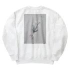 rilybiiの*peach organdy  Heavyweight Crew Neck Sweatshirt