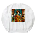 heianbijo.のheianbijo ピクセルアート Heavyweight Crew Neck Sweatshirt