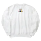 motsunabeeの華やかなタッセル柄アイテム！Tシャツ、靴下、マグカップ、ブランケットをお見逃しなく！ Heavyweight Crew Neck Sweatshirt