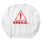 Our.s SUZURI店のERROuR.s Heavyweight Crew Neck Sweatshirt