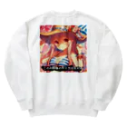 boboboboboの生成ボタンをタップすると・・・（夏２） Heavyweight Crew Neck Sweatshirt