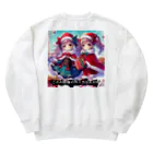 boboboboboの生成ボタンをタップすると・・・（冬１） Heavyweight Crew Neck Sweatshirt