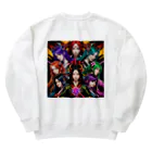 AI画像作って遊ぼうの日本神話 Heavyweight Crew Neck Sweatshirt