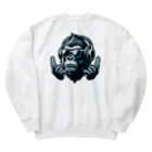 COOL Tigerのリズム猿！！音の達人だぜ！！ Heavyweight Crew Neck Sweatshirt