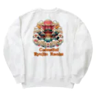 大江戸花火祭りのCelestial Ryujin Realm～天上の龍神領域5 Heavyweight Crew Neck Sweatshirt