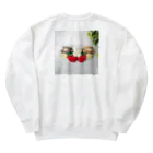 kumamia（くまみあ）のくまの３兄弟（2024いちごver.） Heavyweight Crew Neck Sweatshirt