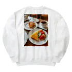 AQUAMETAVERSEのティータイム アメジスト 2846 Heavyweight Crew Neck Sweatshirt