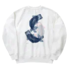 sugiakoの進撃さん愛好会用らんちゅうブルー系 Heavyweight Crew Neck Sweatshirt