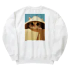 AQUAMETAVERSEの箱からのぞいている子猫　ラフルール　1859 Heavyweight Crew Neck Sweatshirt