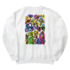 Colorful fam Earthのガチャキャラ　両面プリント Heavyweight Crew Neck Sweatshirt
