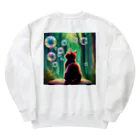 Stork_sanのにゃんともカラフルバブル Heavyweight Crew Neck Sweatshirt