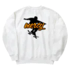 MERCYの🛹スケートボードC バックプリント Heavyweight Crew Neck Sweatshirt