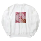 chapinnuのさくらの花びらで遊ぼう♪ Heavyweight Crew Neck Sweatshirt