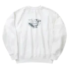 きままにまにまにの海響く鯨歌 Heavyweight Crew Neck Sweatshirt