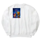 AQUAMETAVERSEの豪華なバカラのグラス　ラフルール　1859 Heavyweight Crew Neck Sweatshirt