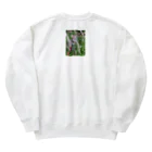 sisyの家ねこ鼻コチョコチョで変顔 Heavyweight Crew Neck Sweatshirt