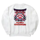 大江戸花火祭りのInari Fox Charm Magic～稲荷の狐5 Heavyweight Crew Neck Sweatshirt