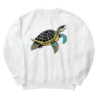 海坊主のトライバルートル Heavyweight Crew Neck Sweatshirt