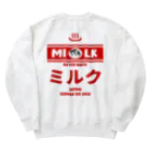 Stylo Tee Shopの（両面）温泉牛乳のミルク♨ Heavyweight Crew Neck Sweatshirt