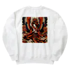 おしゃまんべの姑獲鳥子守唄の秘密 Heavyweight Crew Neck Sweatshirt