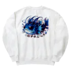 susumu47の深海魚のキャラクターグッズ Heavyweight Crew Neck Sweatshirt