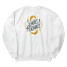 STARLOVE358のひまわりと三日月 Heavyweight Crew Neck Sweatshirt