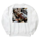 NICE-GOの内と外 Heavyweight Crew Neck Sweatshirt