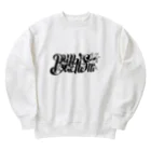 ブッディズムの仏足ベージュ Heavyweight Crew Neck Sweatshirt