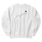 イラスト MONYAAT のホールインワン　ゴルフTシャツ Heavyweight Crew Neck Sweatshirt