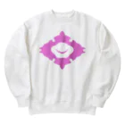 coolbeats🐝💓の雪菱に地抜き光琳梅 Heavyweight Crew Neck Sweatshirt