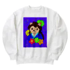 greetenの猫 侍くん 和柄 Heavyweight Crew Neck Sweatshirt