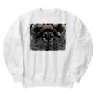 宇部 フグ太のパグアップ Heavyweight Crew Neck Sweatshirt