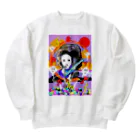 AkironBoy's_Shopのシングルゴーストライター　【Single Ghost Writer‼︎】 Heavyweight Crew Neck Sweatshirt