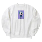 RUDER PARADE -愚者の行進-のちびラムネちゃんびたん背景あり Heavyweight Crew Neck Sweatshirt