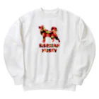 onehappinessのいちご　シベリアン ハスキー Heavyweight Crew Neck Sweatshirt