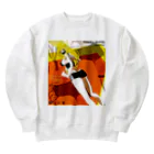 loveclonesのBOOTY PUMP 夏の着せ替えドール 0564 エロポップ ギャル せな 白限定 Heavyweight Crew Neck Sweatshirt