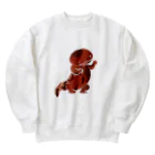 心の森ミュージアム　遊童館のはざ子 Heavyweight Crew Neck Sweatshirt