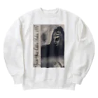 PALA's SHOP　cool、シュール、古風、和風、のZwarte Sfinx, Odilon Redon, 1887 Heavyweight Crew Neck Sweatshirt