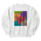 Wonder Bird Forestのティータイムの花 [TTF1] Heavyweight Crew Neck Sweatshirt