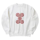 zawaの赤ウーピン（黄） Heavyweight Crew Neck Sweatshirt