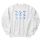 えこーるの恐竜さん Heavyweight Crew Neck Sweatshirt