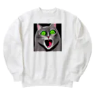 withCatsのおどろき猫 Heavyweight Crew Neck Sweatshirt