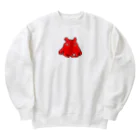 LalaHangeulのメンダコさんドットバージョン Heavyweight Crew Neck Sweatshirt